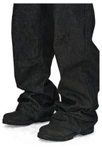 ANTIDOTE Studded Slash Pocket 3D Cut Jeans