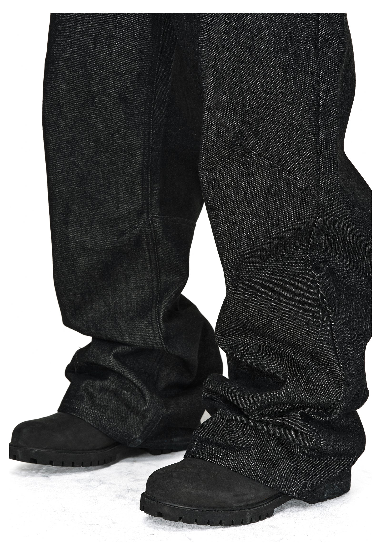 ANTIDOTE Studded Slash Pocket 3D Cut Jeans