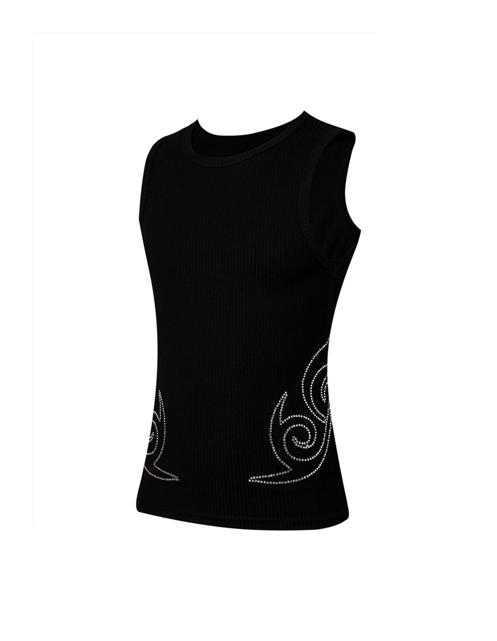 KARMANISTIC Rhinestone Embellished Tank Top