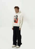 EVILKNIGHT(EK) Photo Graffiti Print Hoodie