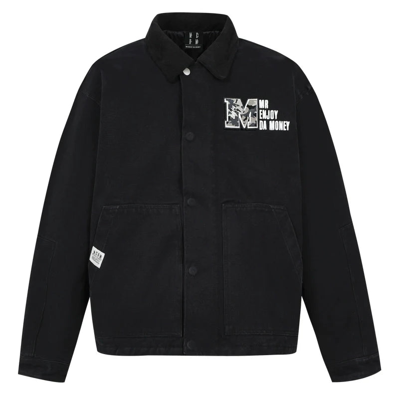 MEDM Camouflage Velcro Patch Detroit Jacket