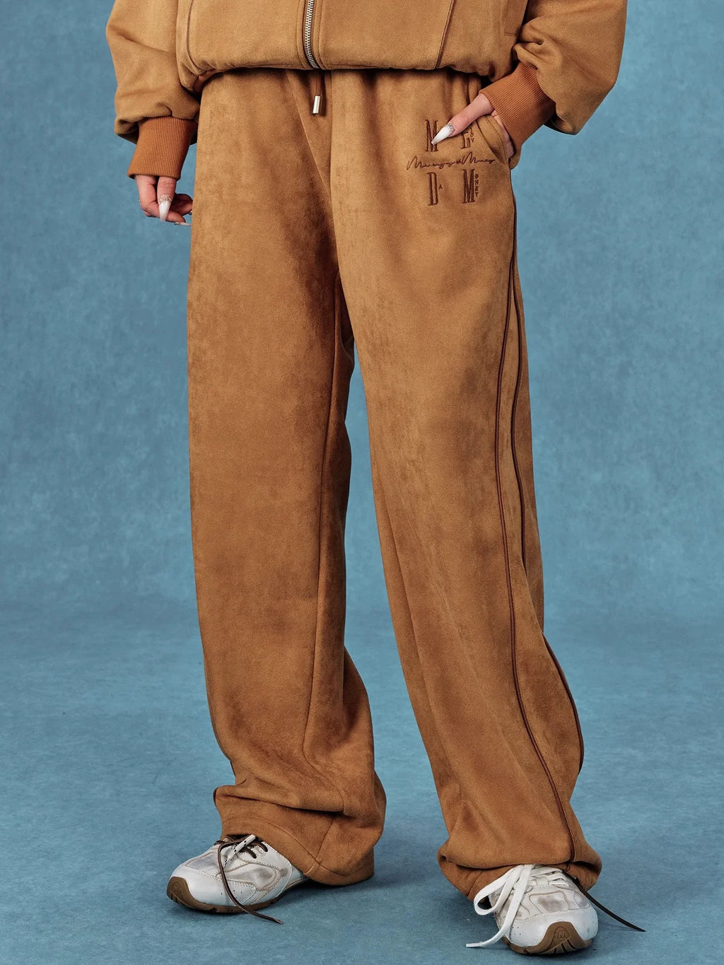 MEDM Suede Track Pants