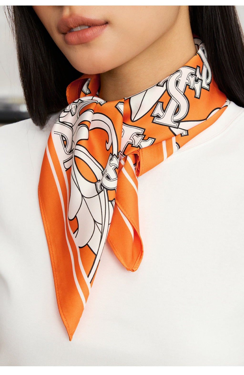 Small Town Kid Cross Logo Square Scarf / Bandana
