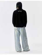 MEDM Coral Fleece Knit Long Sleeve Polo