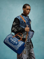 YADcrew x MEDM PU Leather Weekender Bag