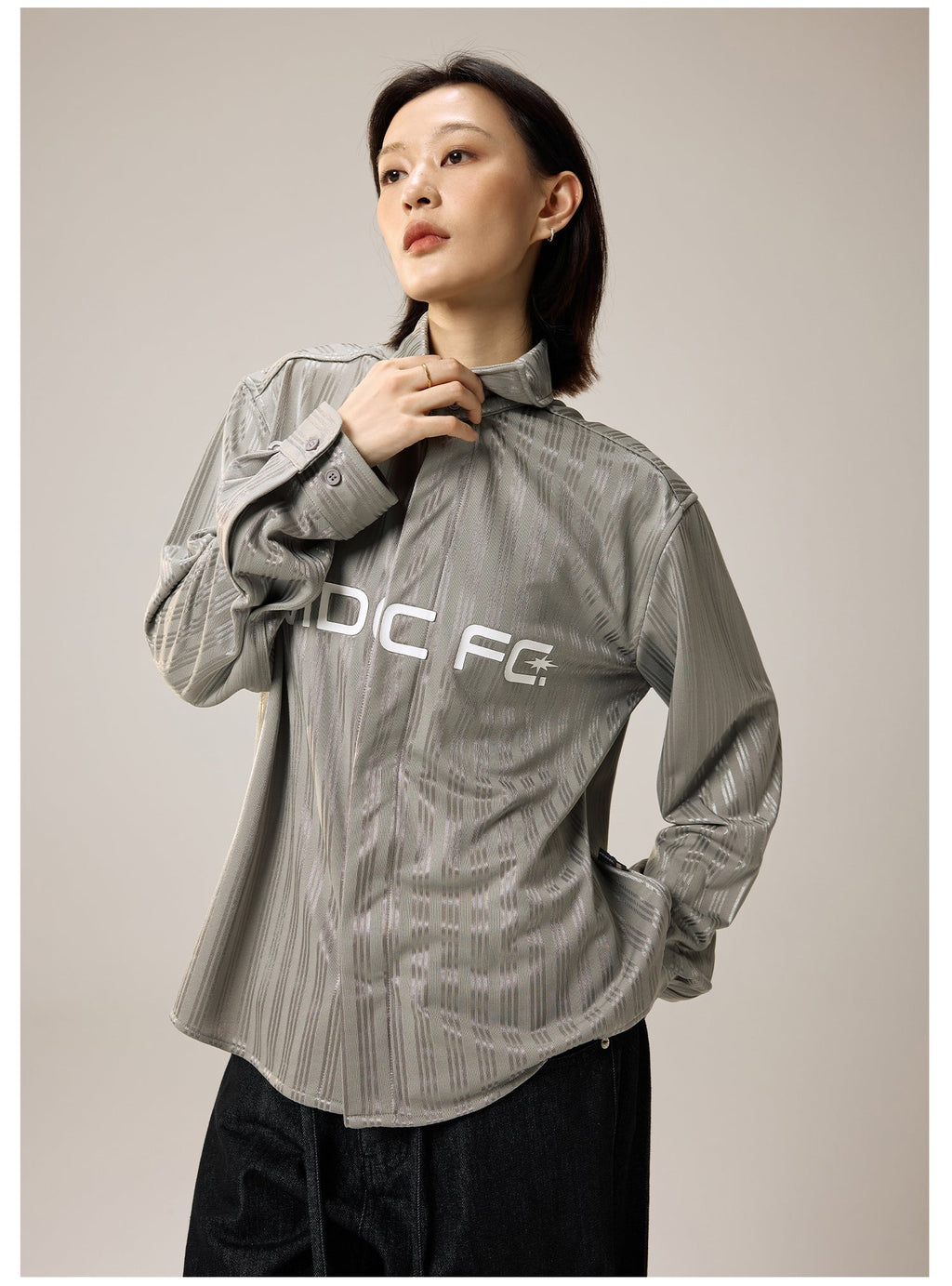 Remedy Silk Striped Long Sleeve Shirt