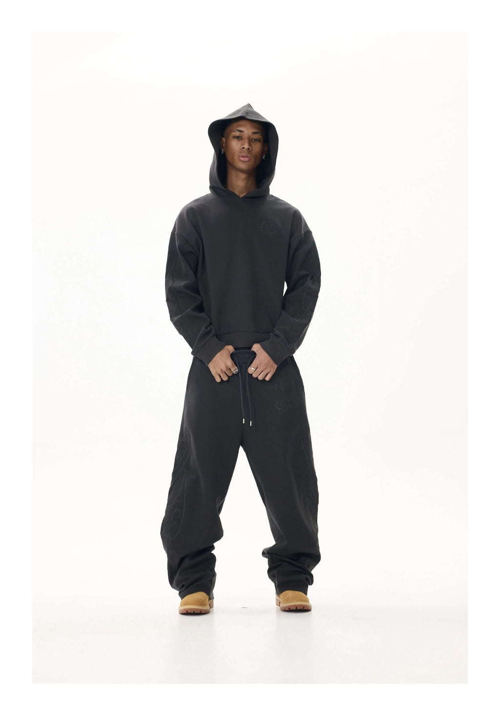 KARMANISTIC x LOCO Logo Embroidered Hoodie