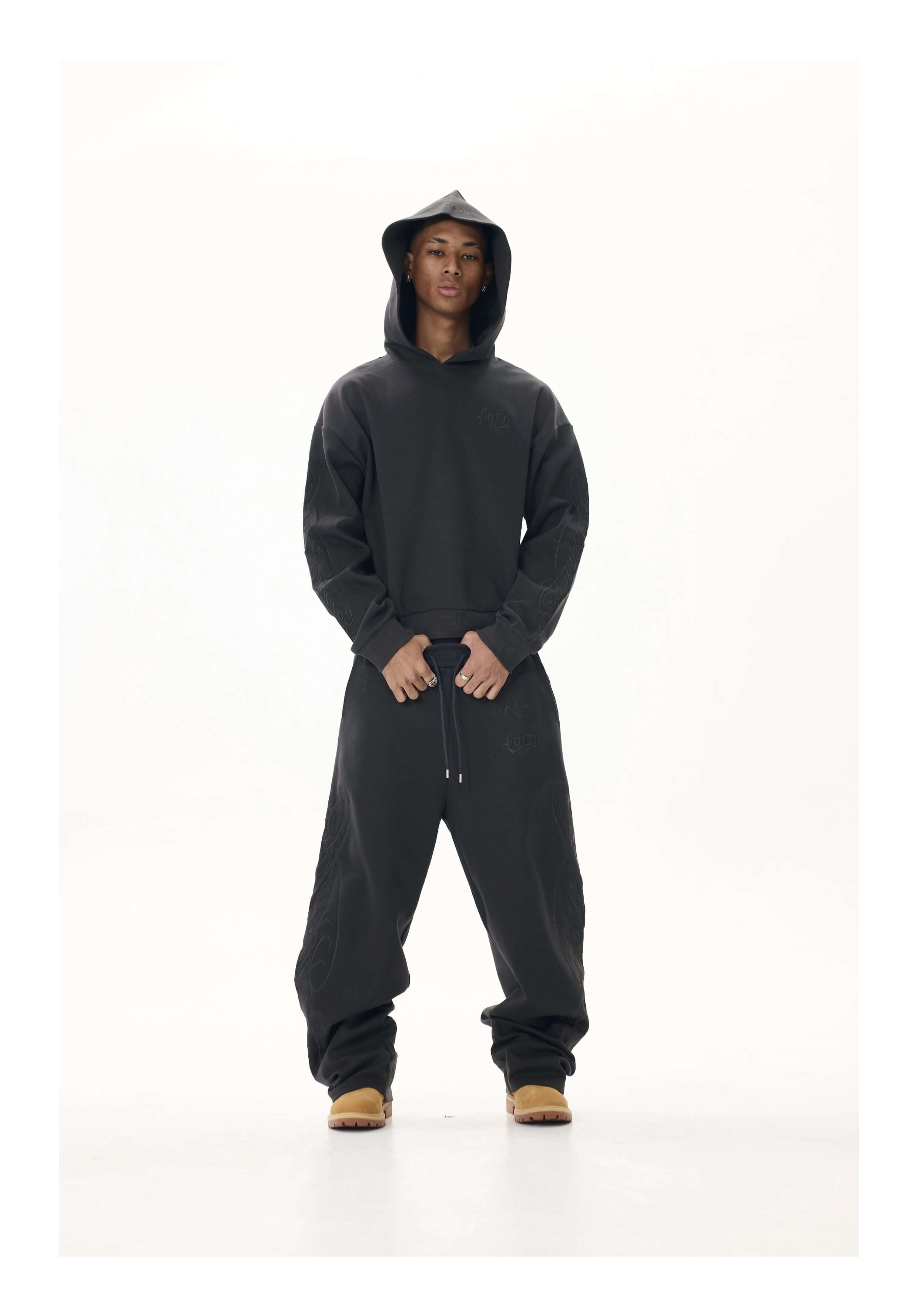 KARMANISTIC x LOCO Logo Embroidered Hoodie