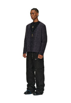 ANTIDOTE Dark Leopard Brushed Knit Cardigan