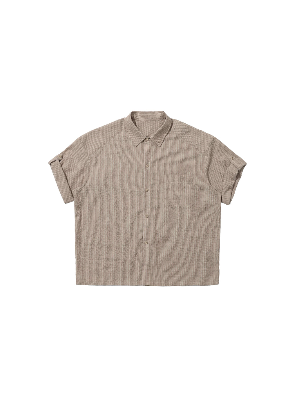 LIBERAFIT Cross Weave Striped Pique Short Sleeve Shirt