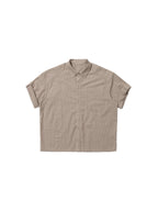 LIBERAFIT Cross Weave Striped Pique Short Sleeve Shirt