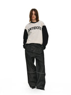 ANTIDOTE 3D Cut Stitched Denim Jeans