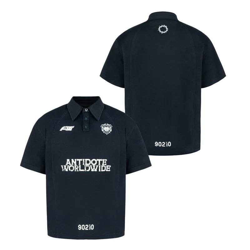 ANTIDOTE Logo & Badge Printed Polo