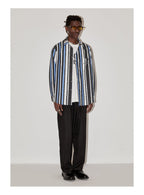 EMPTY REFERENCE Oil Painting Stripes Long Sleeved Shirt