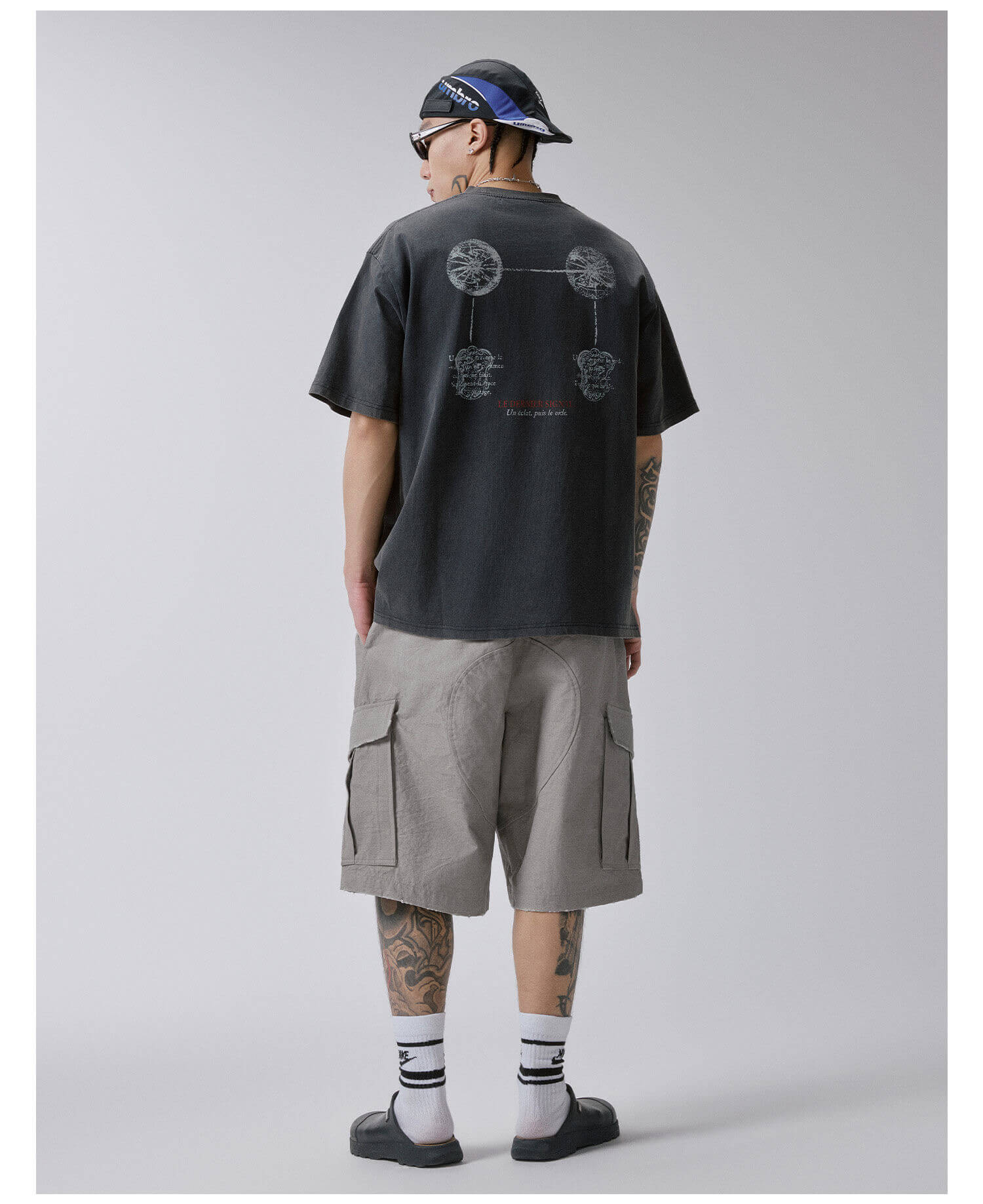 F2CE Cargo Pocket Distressed Baggy Shorts