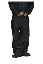 ANTIDOTE Studded Slash Pocket 3D Cut Jeans