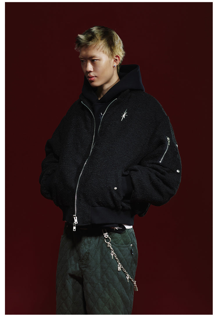 Remedy Textured MA-1 Bomber Jacket