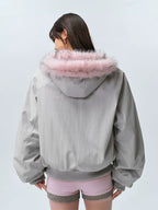 MEDM Fur-Lined Hooded Jacket