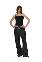 ANTIDOTE Studded Slash Pocket 3D Cut Jeans