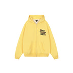 Achock Floral Patch Embroidered Zip Up Hoodie