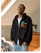 MEDM Rainbow Letter Zip Up Hoodie