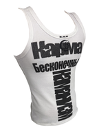 KARMANISTIC Logo Print Slim Tank Top