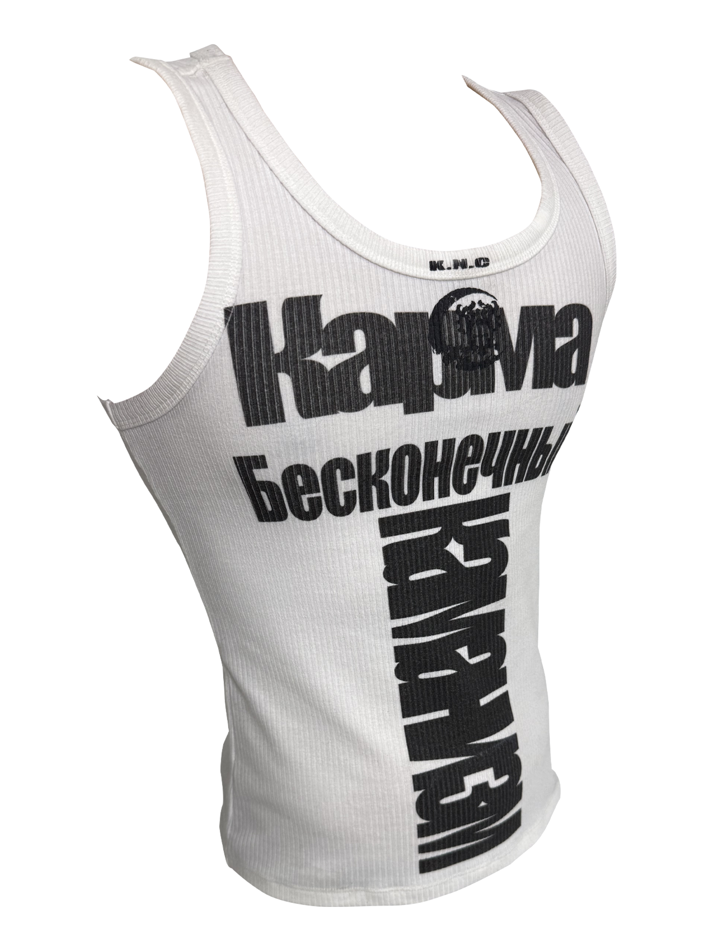KARMANISTIC Logo Print Slim Tank Top