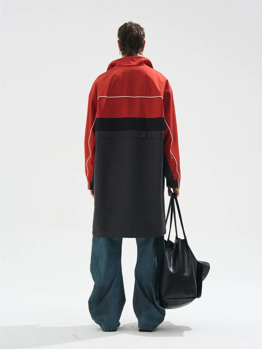 BLIND NO PLAN Two Piece Removable Long Coat Jacket