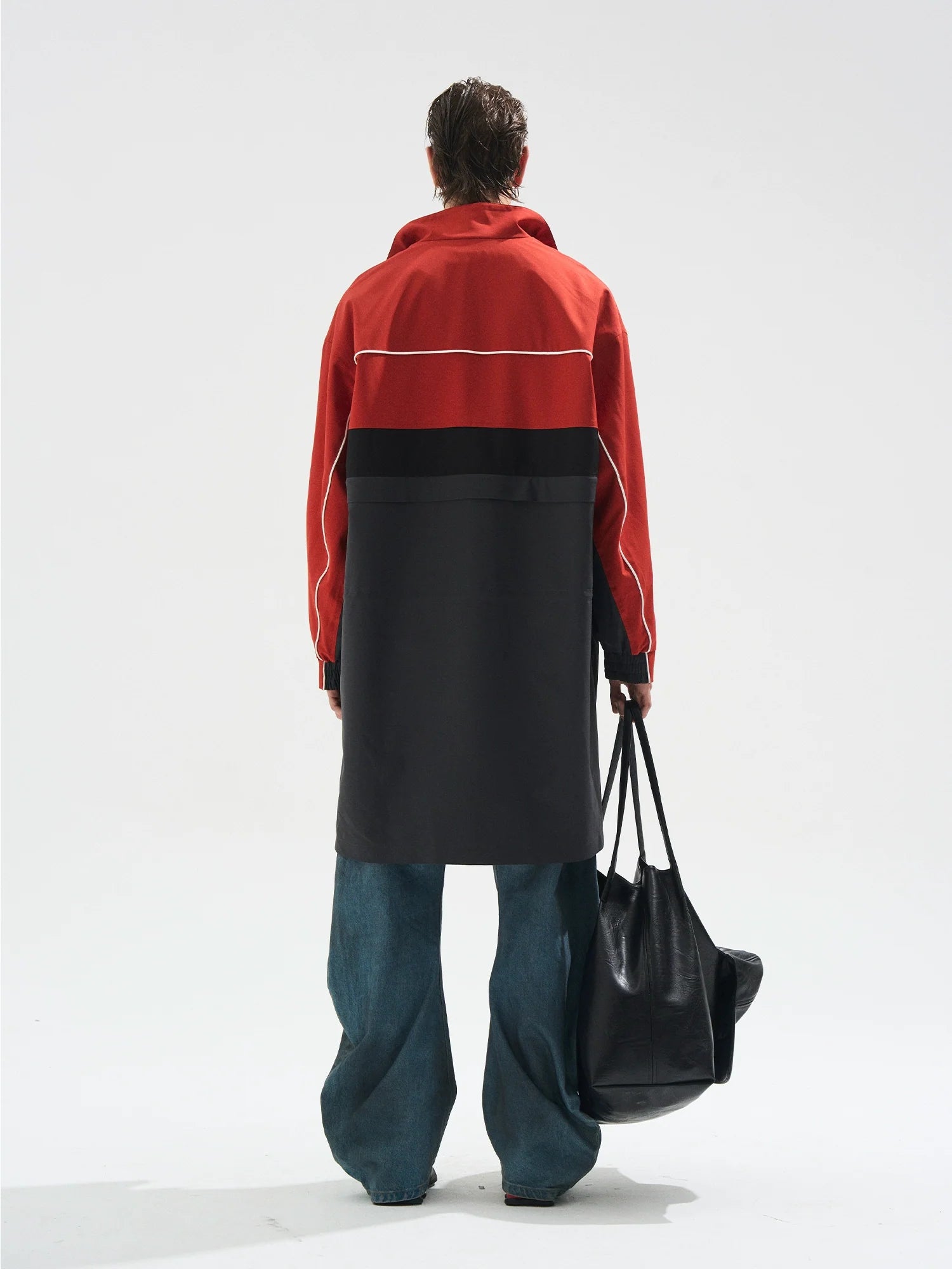 BLIND NO PLAN Two Piece Removable Long Coat Jacket