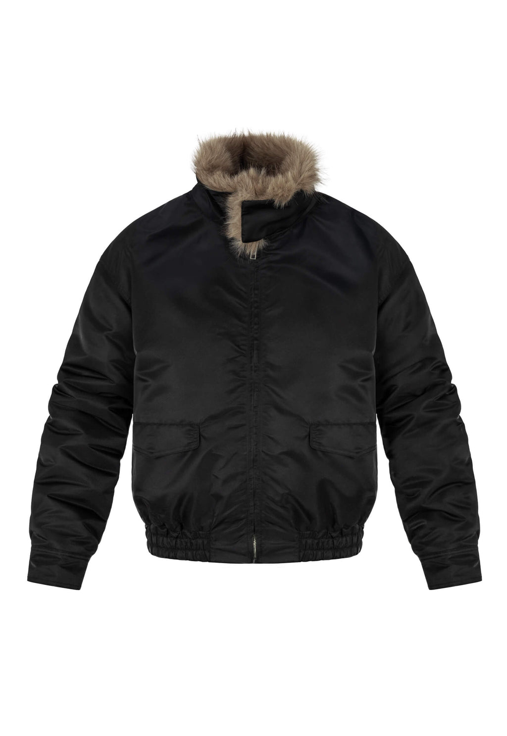 ANTIDOTE Fur Collar Bomber Jacket