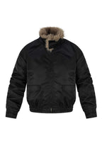 ANTIDOTE Fur Collar Bomber Jacket