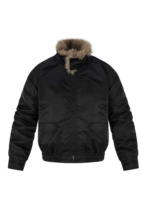 ANTIDOTE Fur Collar Bomber Jacket