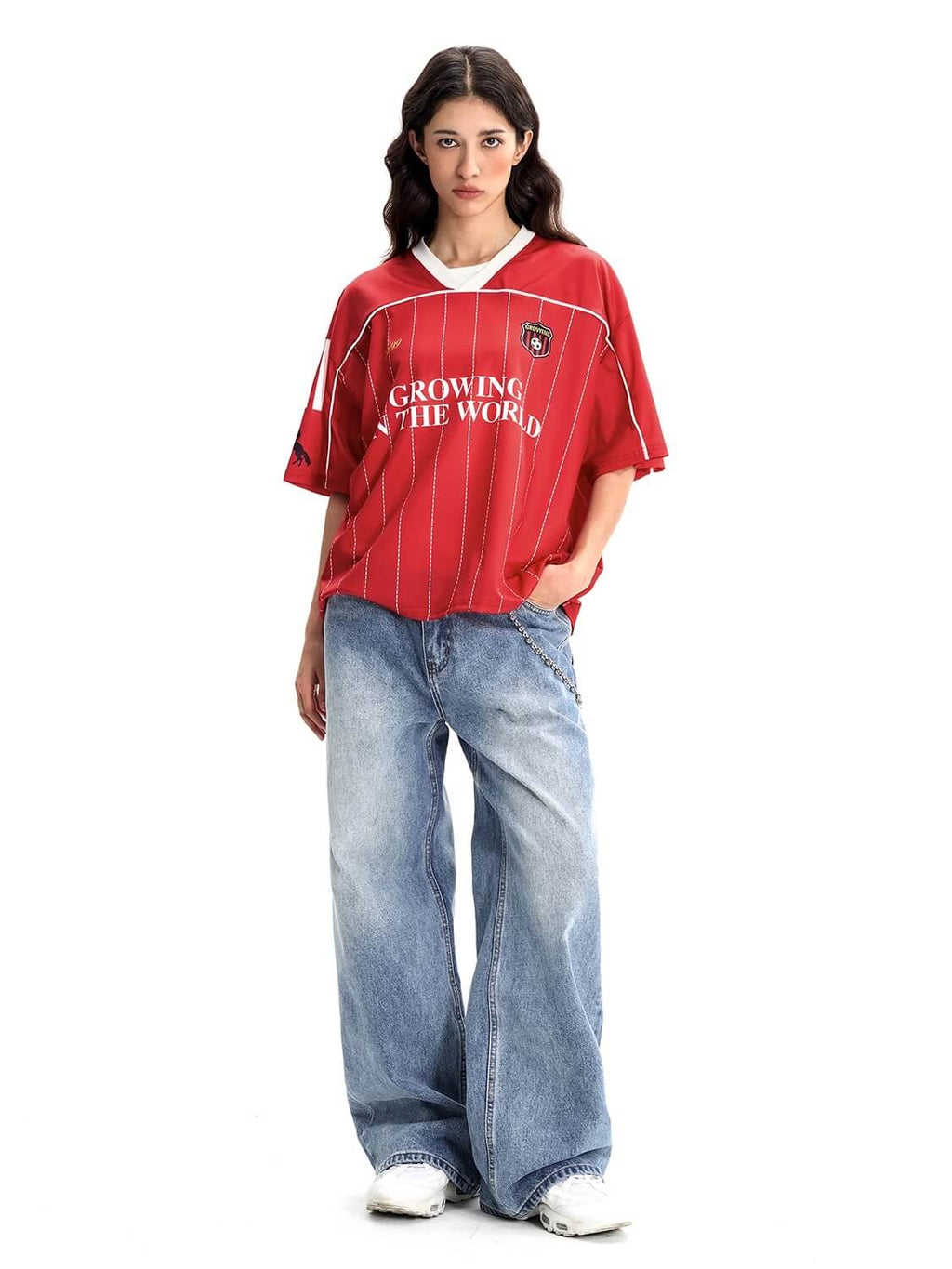 F3F Select Washed High Waisted Baggy Jeans