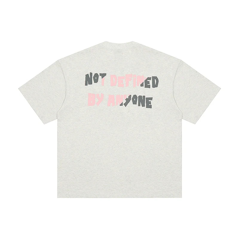 Achock Handwritten Slogan Print Tee