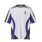 F2CE Deconstruction Stitching Contrast Color Printing Retro Sports Tee