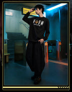 MEDM × Jujutsu Kaisen Character Print Embroidered Long Sleeve Tee