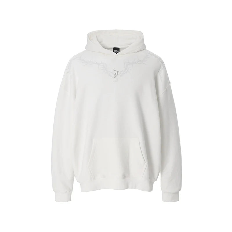 JHYQ Glue Crack Printing Hoodie