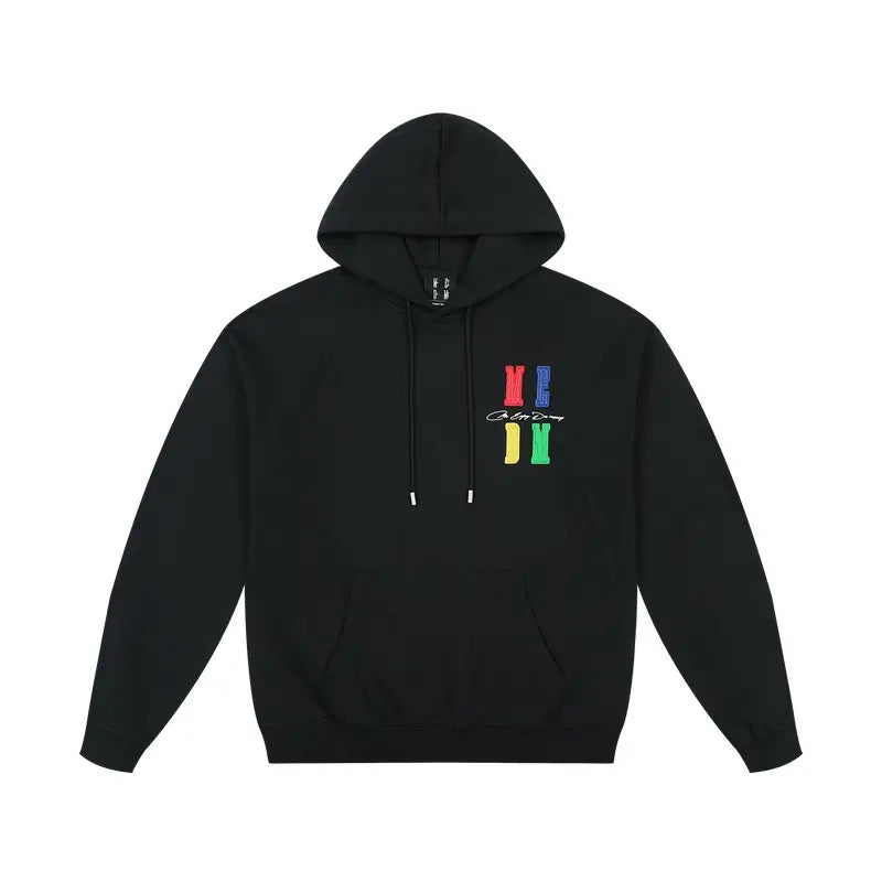MEDM Rainbow Embossed Logo Hoodie