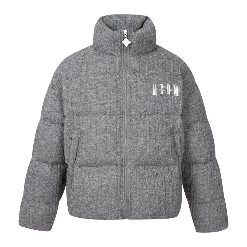 MEDM Cable Knit Down Jacket