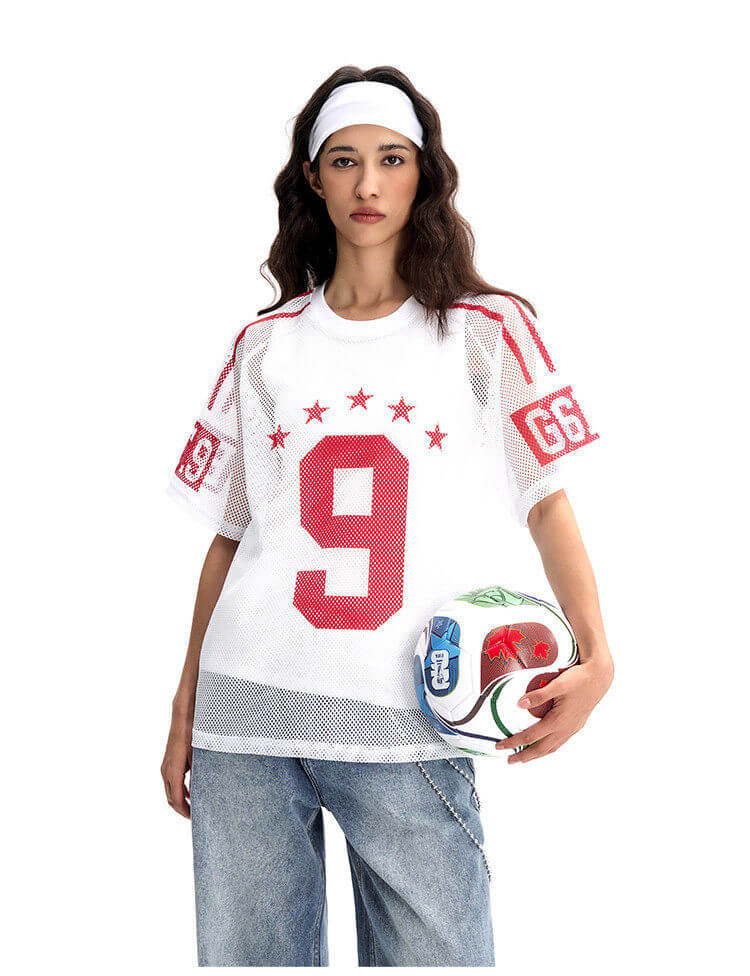 F3F Select Star Number 9 Mesh Short Sleeve Jersey