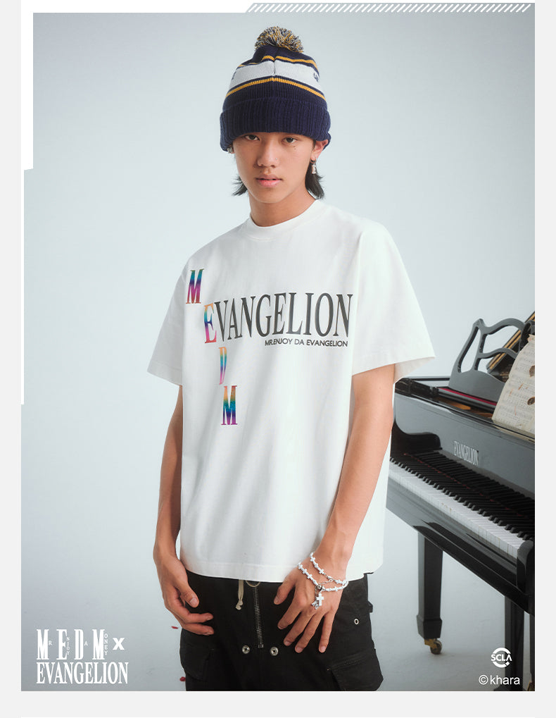 MEDM x EVA Basic Letter Logo Tee