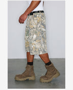 NOVACAM Tree Camouflage Work Baggy Shorts