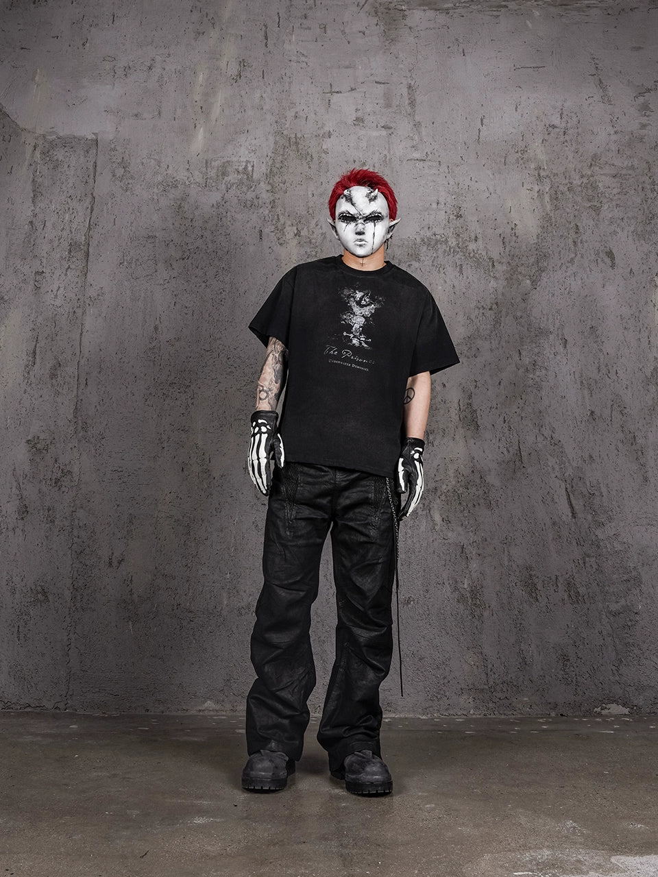 UNDERWATER The Prisoner Washed Distressed Tee