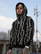 TGFCLUB Thorns Full Print Logo Embroidered Hoodie