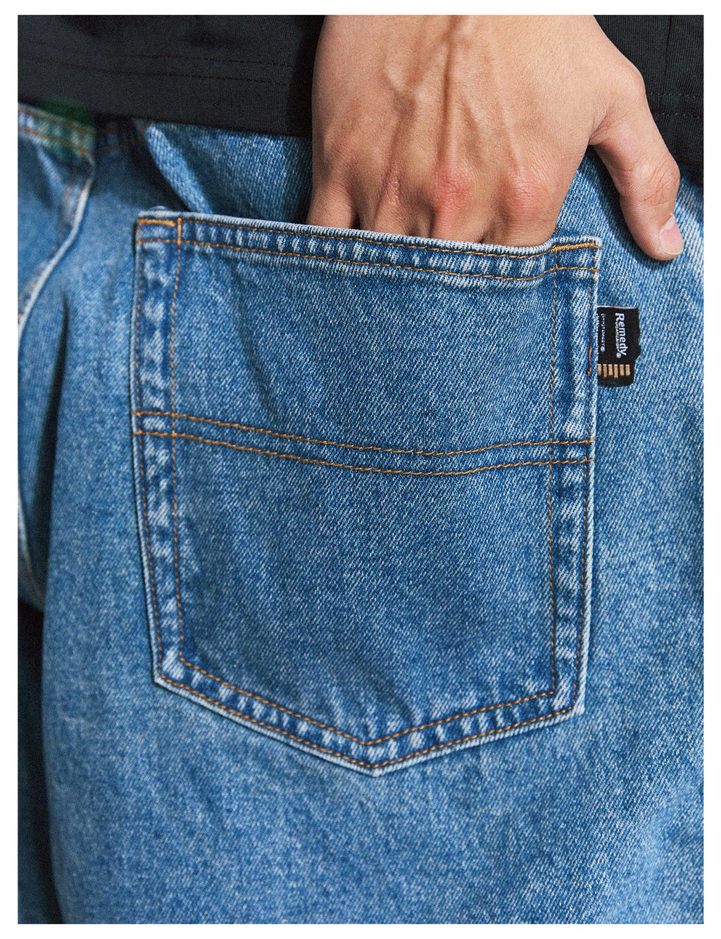 Remedy Washed Denim Shorts