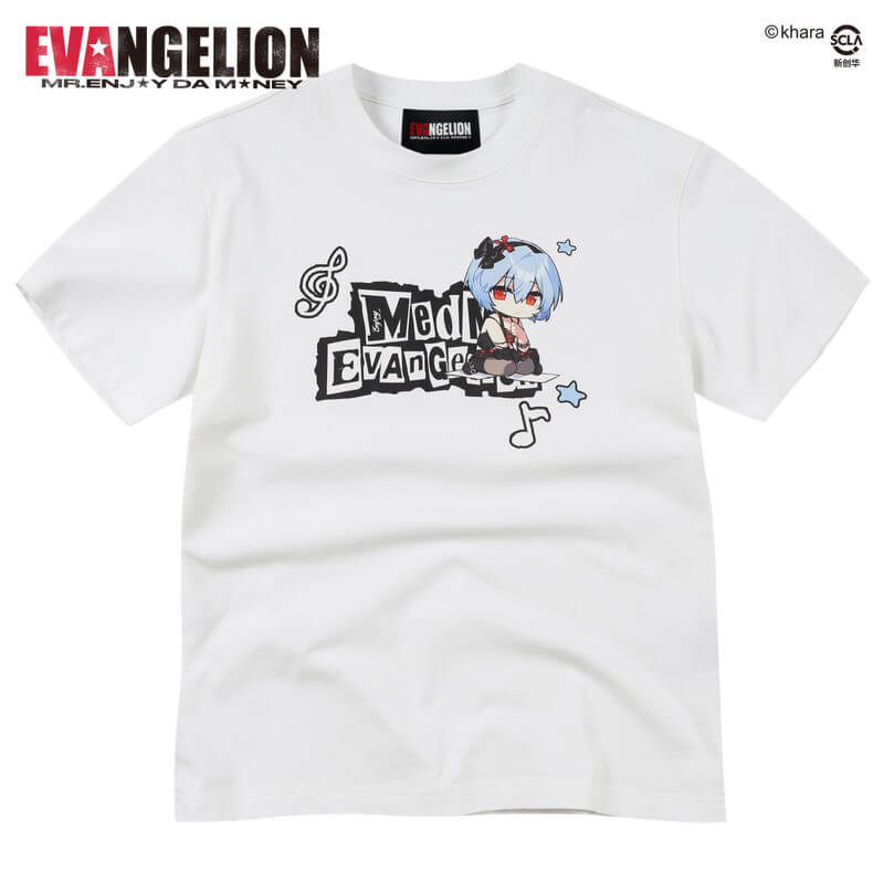 MEDM x EVA NEVER END Cute Character Music Note Graphic Tee