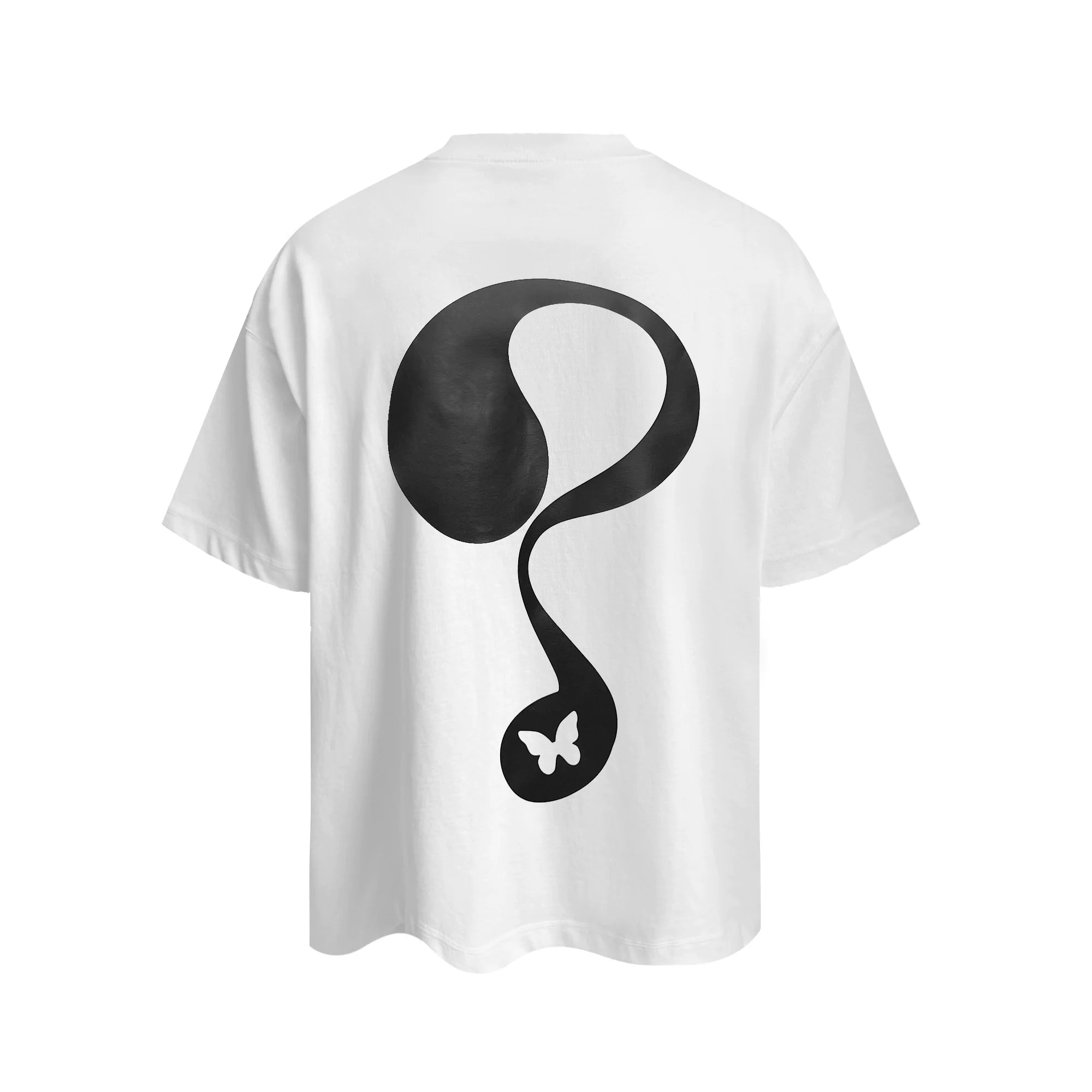 RUSURE Question Mark Butterfly Logo Tee