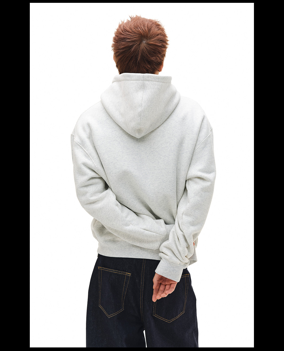 NOVACAM Vintage Print Zip Up Hoodie