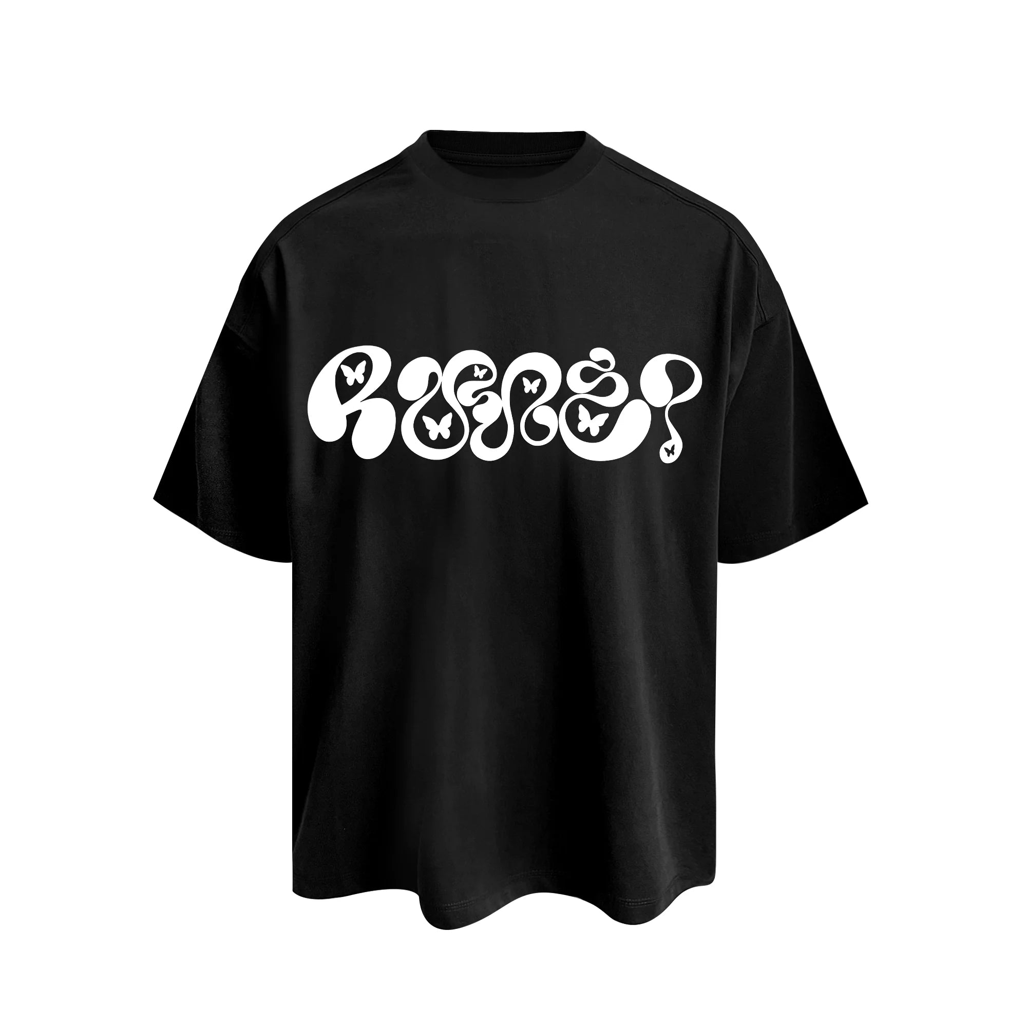 RUSURE Question Mark Butterfly Logo Tee
