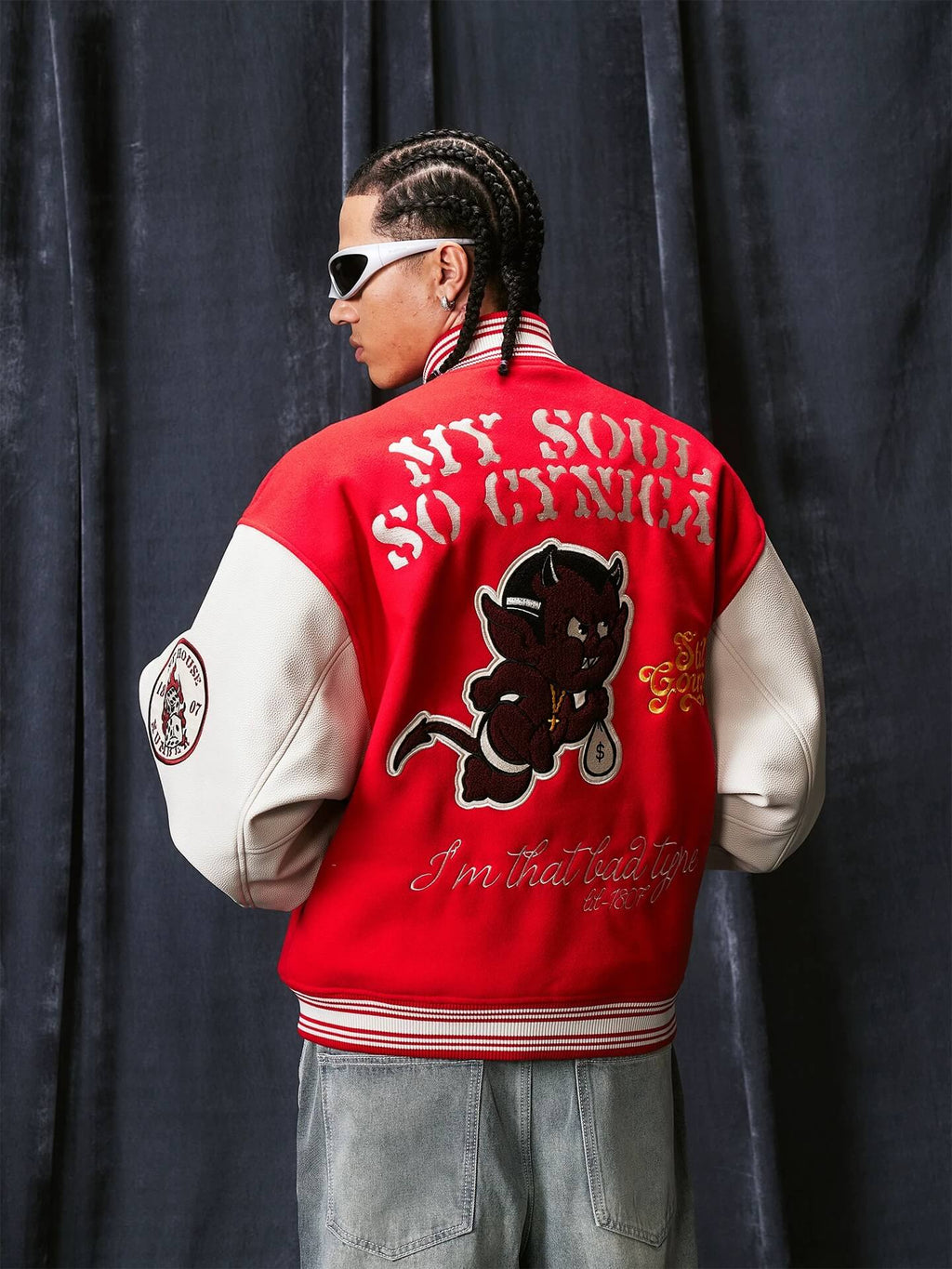 1807 Devil Angel Varsity Jacket